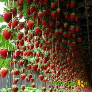 Клубника ампельная Анастасия купить по цене от 370р. в интернет-магазине «Посадика» с доставкой почтой в в Приозерске и по всей России – [изображение №1].