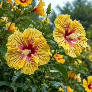 Гибискус Свит Соната купить по цене от 249р. в интернет-магазине «Посадика» с доставкой почтой в в Приозерске и по всей России – [изображение №1].