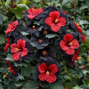 Гибискус Шиммеринг купить по цене от 720р. в интернет-магазине «Посадика» с доставкой почтой в в Приозерске и по всей России – [изображение №1].